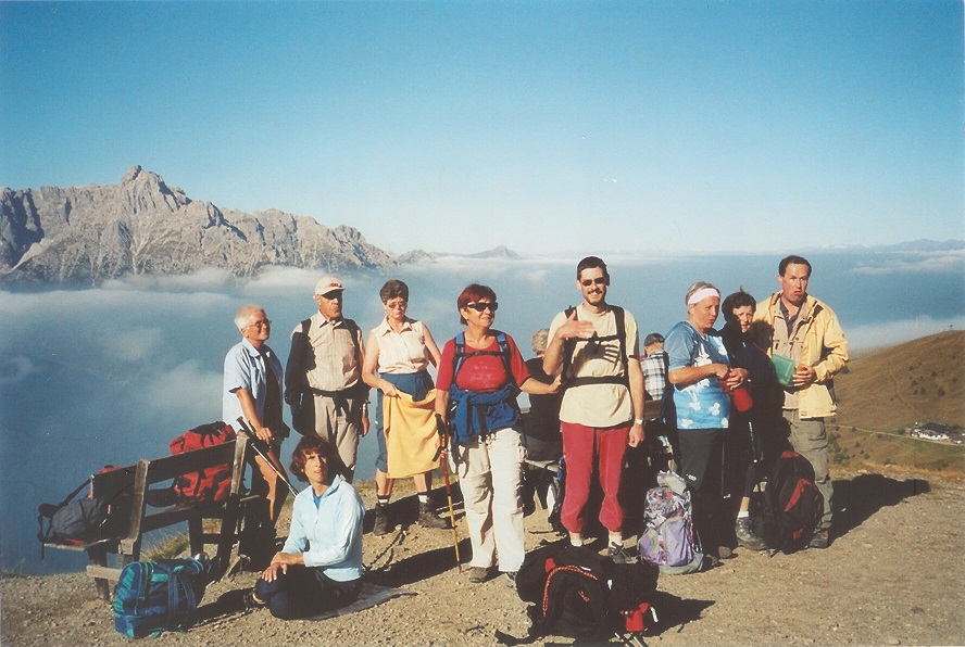 Aufstieg zum Helm (2386 Meter) über die Hahnspielhütte (Samstag), Innichen vom 16. bis 23. September 2006