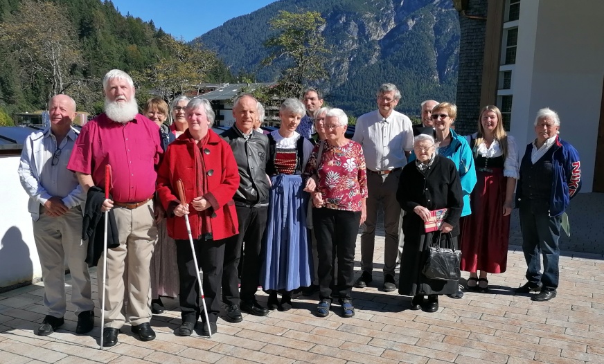 Die Gruppe der Jubiläums-Teilnehmer in Pertisau
